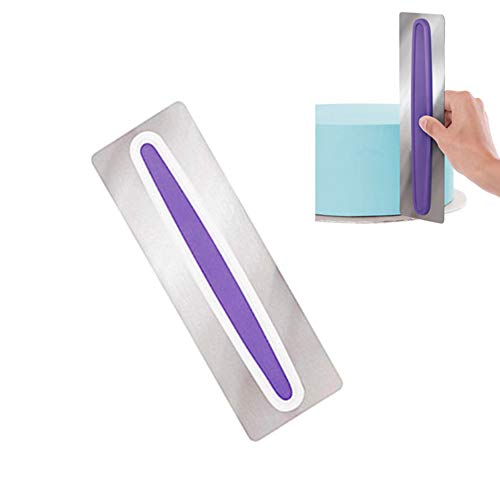 Honorall 3pcs Bolo raspador mais suave creme de decoração pente e glacê mais suave, borda de decoraç