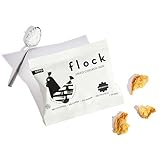 Flock Fried Chicken Skins – Crispy, Savory Chicken Snacks, High Protein, Low Carb, Keto-Friendly, Gluten-Free (8-Pack, 1oz Bags)