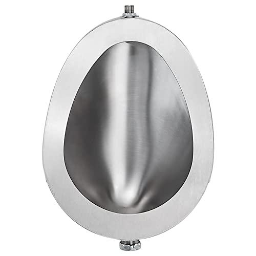 OTQEFTN Wall-Mounted Urinals, Stainless Steel Urinals with Automatic Flushing System, Vertical Stainless Steel Induction Flushing Urinals, Household Men's Urinals in Toilets