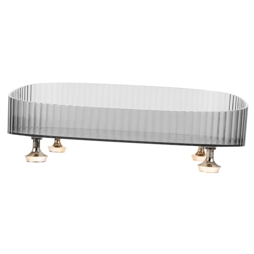 EPIGEIST Plateau De Maquillage Plastique Plateau à Parfum Pour Commode Organiseur De Parfum De Salle De Bain Pour Comptoir