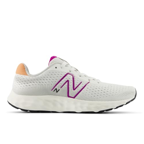 New Balance Women's 520 V8 Running Shoe, Grey Matter/Purple Fuchsia/Copper, 6 Wide