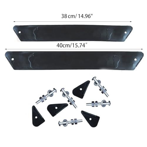 Image of Black (37cm) Stroller Footrest Replacement Adjustable Stroller Extension Footboard Strollers and Accessories for Babies Pushchair Seat Liners, Baby Stroller Connectors, Stroller Connectors