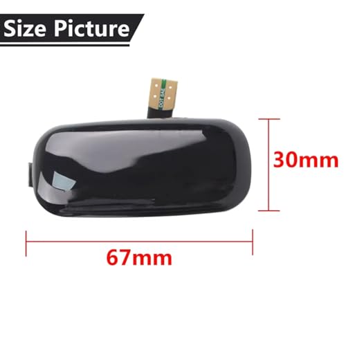 Luz de señal giro posición lateral secuencial dynamic crystal para Audi A4 B6 y A6 3