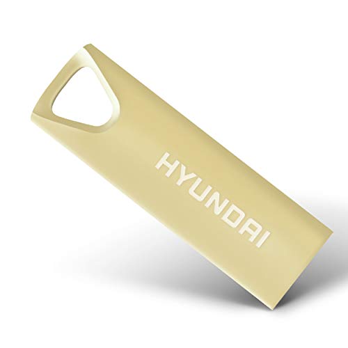 Almacenamiento, Wireless HYUNDAI Bravo Deluxe Keychain USB 2.0 Flash Drive Metal (16 GB, Gold)