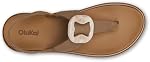 OLUKAI La'i T-Bar Women’s Strappy Beach Sandals, Versatile Water-Friendly Shoes, Slip-On Style with Tortoise Shell Buckle, All-Day Comfort