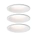 Produktbild Paulmann 93415 LED Einbauleuchte Cymbal incl 3x6,8W IP44 dimmbar Einbaustrahler Weiß matt Spot Kunststoff Einbaulampe 2700K