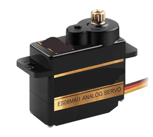 Servomoteur ES08MA II anti-usure 12g mini servo engrenage métal pour réparer kit RC