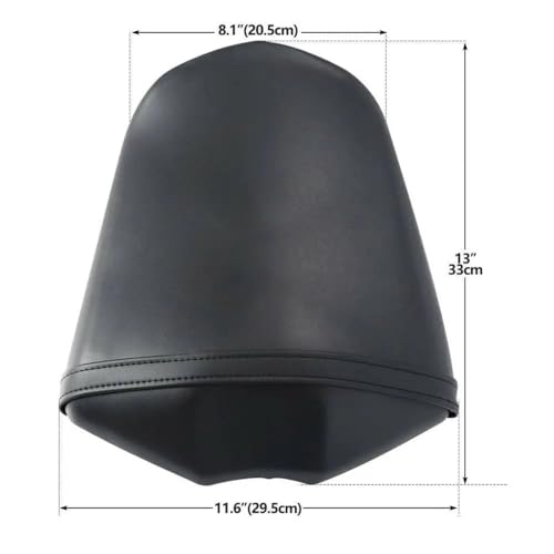 Asiento delantero y trasero negro para moto Yamaha FZ1 Fazer 2006-2015 6