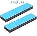 Awxlumv 2Pcs Black Aluminum Heatsink 100mmx25mmx10mm/ 4x1x0.4 Inch Heat Sink Cooling Fin with Pre Thermal Conductive Tape Heat Sinks for Cooler Electronics USB Expander Led Phone Power Charger