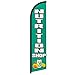 Nutrition Shop Windless Banner Advertising Flag - Perfect for Retailers, Shops, Businesses, Restaurants