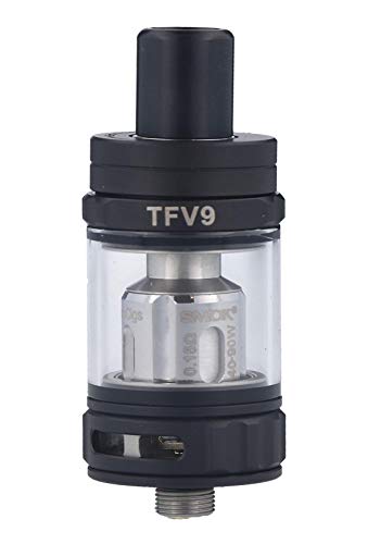 SMOK TFV9 Mini Clearomizer Set, Matt-schwarz, 3ml Tankvolumen SMOK TFV9 Mini Clearomizer Set, Matt-schwarz, 3ml Tankvolumen