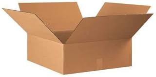 Flat,Shipping Box, Rsc 32 Ect Single Wall 22X22X8 In Inside Lxwxh-2040024325