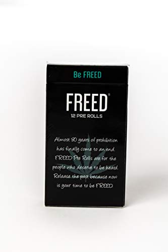 FREED - Herbal Cigarettes - 100% Natural Herbs - 2 Pack (24 Total - 12 Smokes per Pack) - Tobacco Free & Nicotine Free - Made in The USA