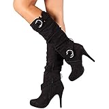 Hebillas y cremallera: estas botas cuentan con una cremallera interior funcional para usar y quitar las botas fácilmente. Además, nuestras botas tienen una correa exterior con hebillas para mayor elegancia.
