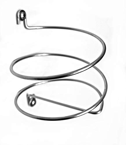 Vardesign Soporte Pared Latas y Botellas Dispensador Gel Desinfectante Manos Botellero Individual Acero Inoxidable 316 Pulido Resistente y Robusto