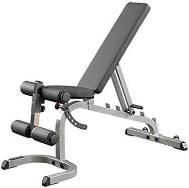 Miniatura 7 de Body-Solid GFID31 Banco de pesas ajustable de 600 libras de capacidad, plano, inclinado y declinado para entrenamiento de fuerza, estiramiento,