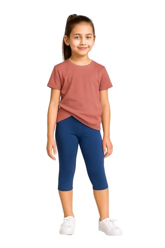 Image of CHARM N CHERISH Girls Cotton 3 /4th Leggings Pack of 1