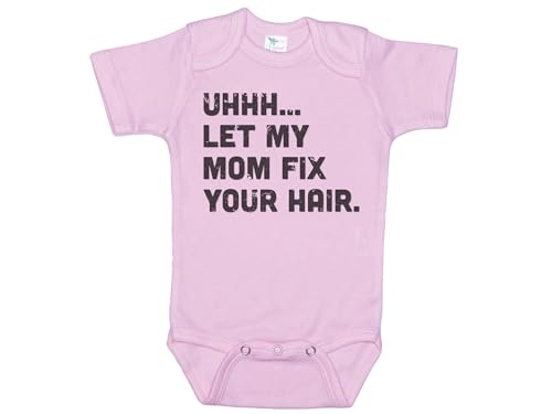 Ebenezer Fire Salon Onesie/Let My Mom Fix Your Hair/Beautician Onesie/Baby Hair Stylist Outfit