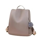 WQCMH Mochila Oxford de tela para mujer, diseño antirrobo de gran capacidad con múltiples compartimentos(Talla única,Caqui)
