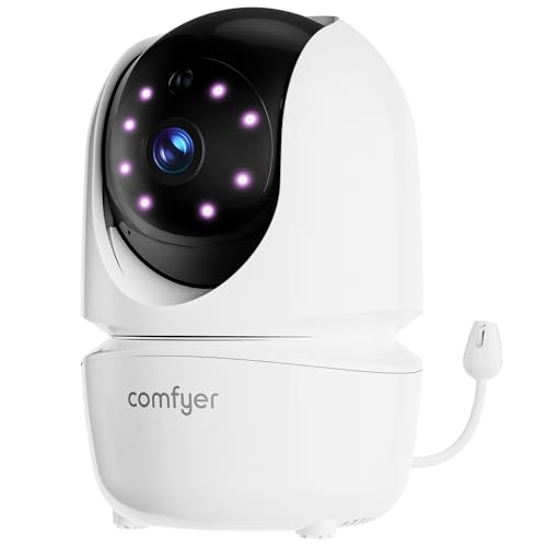 Comfyer Add-on Camera Baby Monitor BM01, Video Baby Monitor, 1080p FHD Resolution, Remote Pan Tilt...