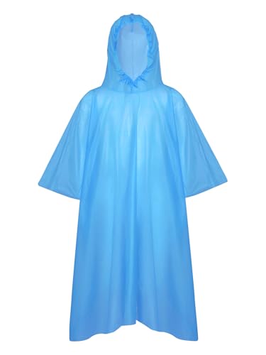 Kids Boys Girls Disposable Water Resistant Raincoat for School Travel Cycling Jacket 8-15 Years