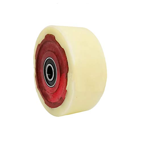 Roulettes industrielles super robustes en nylon et noyau de fer pour charge de 1,6 t