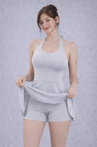 Image of Swimming Costume with Attached Tights | Beach Dress for Woman | Swimwear for Women | Gym Wear Women Set - Provides Secure Coverage & a Flattering Fit to Beach, Yoga & Sports, with Stylish Tie-Knot
