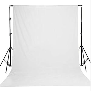 8x10ft Video Studio Solid White Photography Backdrop Background Chromakey Muslin Portrait Background Screen for Photography