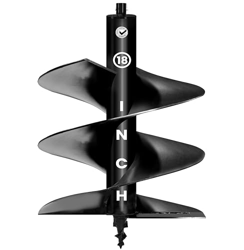 Image of DVI Universal 18 Inch Earth Auger Drill Bit /Planter | Fit In 4 Stroke 196CC Earth Auger | Made With High Metal & ISI Approved Pipe For Durablity | For Digging Holes, Plantation. (18 inch INCH BIT)