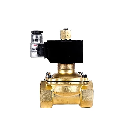 Électrovanne 1 pouce NPT en laiton normalement ouverte 24VAC pour commande d'eau - 2
