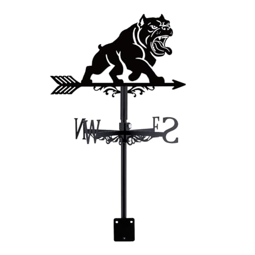 Girouette de jardin extérieur détection vent précise motif chien - 2