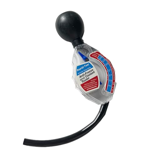 UMOKO Rapid-Test Professional Antifreeze and Coolant Tester, Universal Automotive Testing Tool with Temperature Scale, 5.3 Inch Flexible Pipe