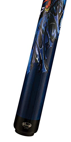 Taco de billar Viking Blue Dragon 58 pulgadas azul miniatura 2
