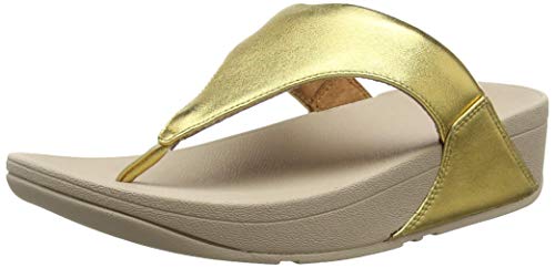Image of FitFlop Women's Lulu Leather Toe-Post Thong Sandals
