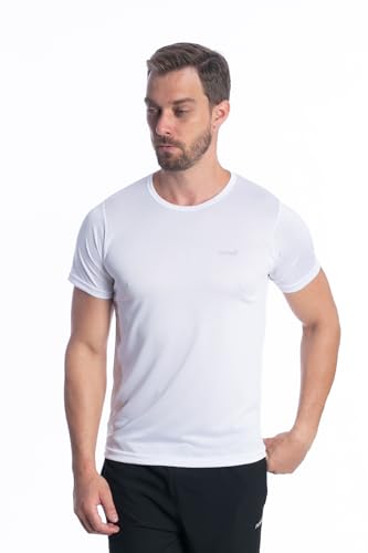 Kit 5 Camiseta Camisa Dry fit Masculina Treino Academia Esportes (BR, Alfa, G, Regular, Preto/Royal/