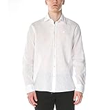 Maniche lunghe NORTH SAILS Shirt L/S Point Collar Regular Maglietta, Bianco (White), Large Uomo