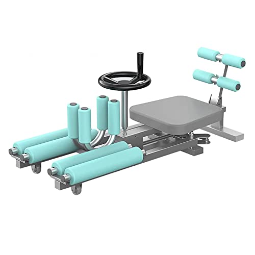 LANGWEI Leg Stretcher, Heavy Duty Leg Stretcher Machine, Home Gym Split Machine Fitness Leg Ligament Stretcher for Ballet Yoga Dance Martial Arts Gymnastics,Green