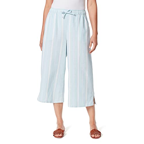 Gloria Vanderbilt Women's Elyse Side Slit Wide Leg Capri Pant Standard