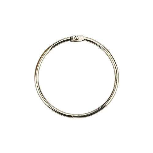 Anneaux de reliure en métal contre les feuilles volantes | Lot de 5 argent