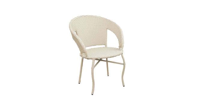 Image of India Beautiful Outdoor Garden Furniture Set for Coffee Table, Balcony Furniture, Office Furniture Patio Seating Set Standard, (4 Chair 1 Table) (Off White)