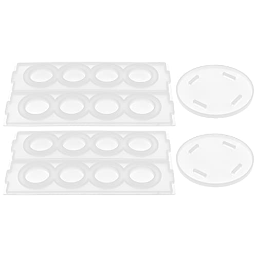 Coffee Pod Holder Silicone Mold, 360 Degree Rotating Coffee Capsule Storage Rack Epoxy Resin Mold Box Shelf Silicone Mould