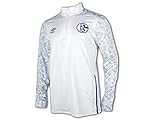 UMBRO Schalke 04 Trainingstop 20 21 weiß S04 Half Zip Top Schalke Shirt Jersey, Größe:XL
