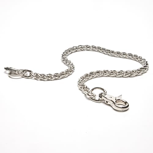 Image of newtro Wallet Chain Men Women Boy Girl, Biker Motorcycle Pants Jean Punk Long Key Chain Black Gold Silver 26 Types