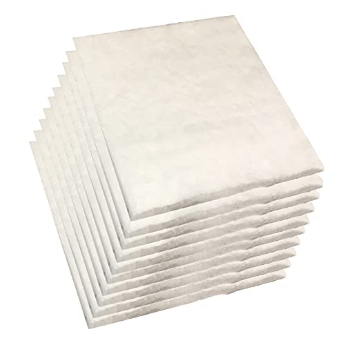 GOONSDS Manta Ignífuga con Deflector De Aislamiento De Fibra Cerámica - para Estufas, Hornos, Hornos, Ladrillos Refractarios, Calderas,250mmx150mmx8mm10PCS Cover