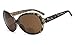 Eyekepper Bifocal Sunglasses Women Sunshine Readers +1.00 Strength Reading Sunglasses Oversize (Brown-Tortoise)