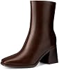 Botas de caña baja con punta cuadrada para mujer DREAM PAIRS 8