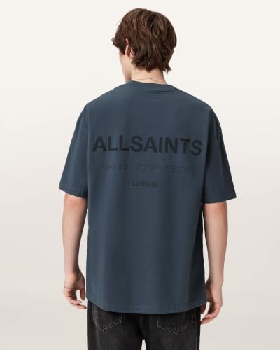 Image of AllSaints Men's Underground Oversized Short Sleeve Crew Neck Shirt