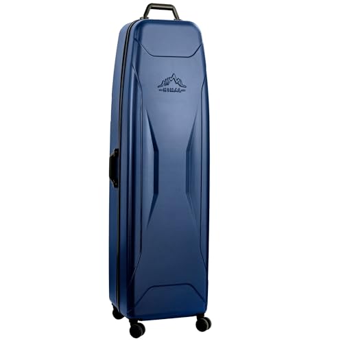uniHimal Hard Case Golf Travel Bag with Wheels- PC Hard Shell Design Waterproof, Durable & Large...