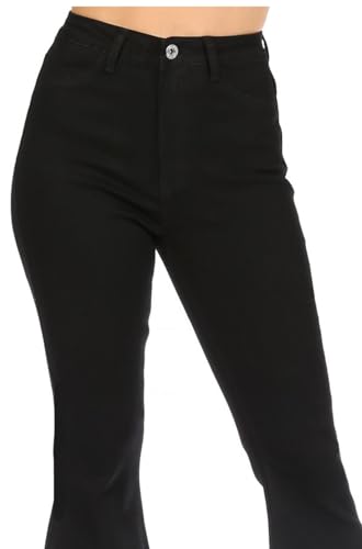 JC JQ High Waist Stretchy Flared Bottom Denim Jeans by Hifashion.la4