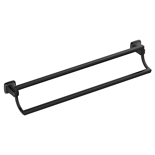 American Standard 7353224.243 Townsend Double Towel Bar, Matte Black